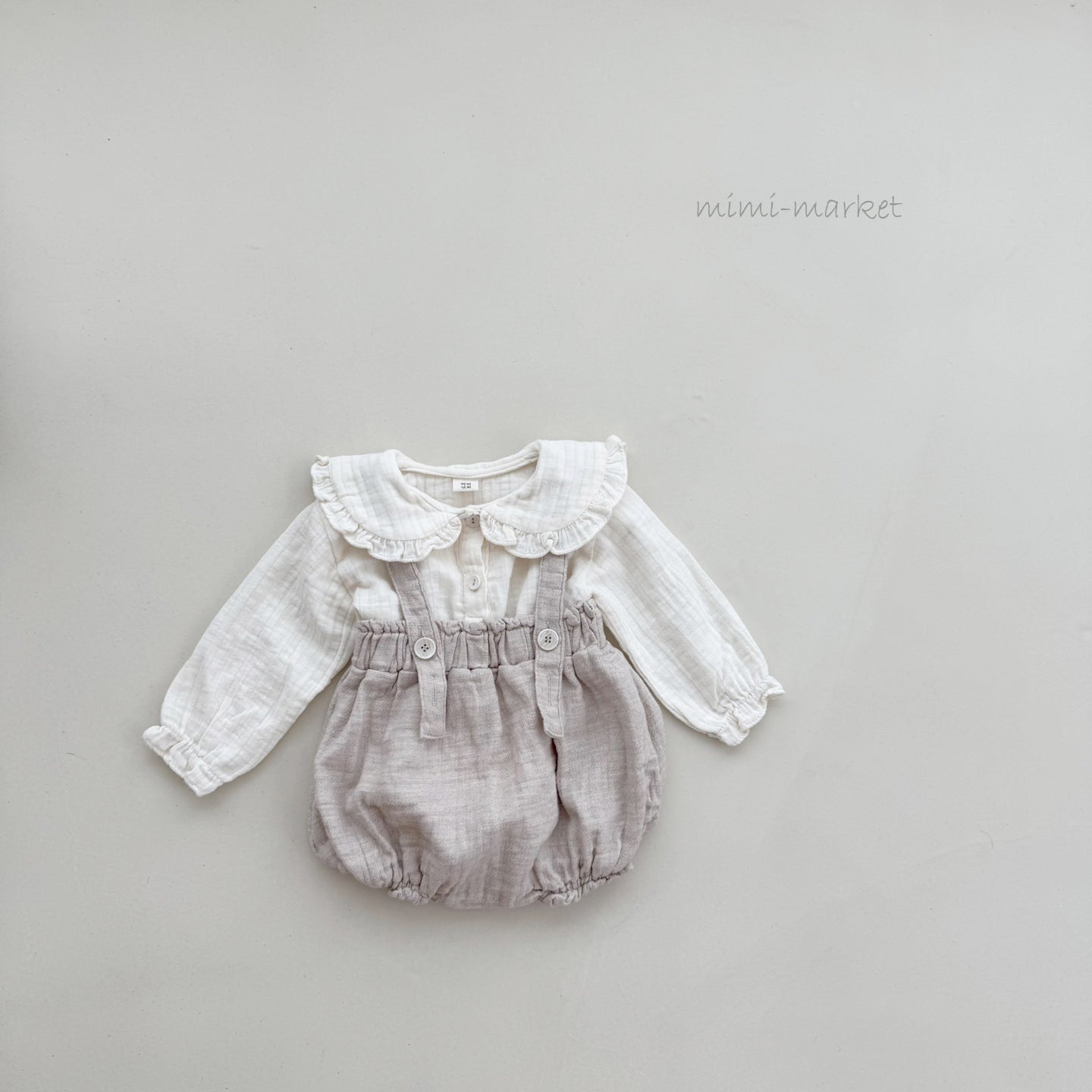 ［mimi market］Twill suspender bloomers