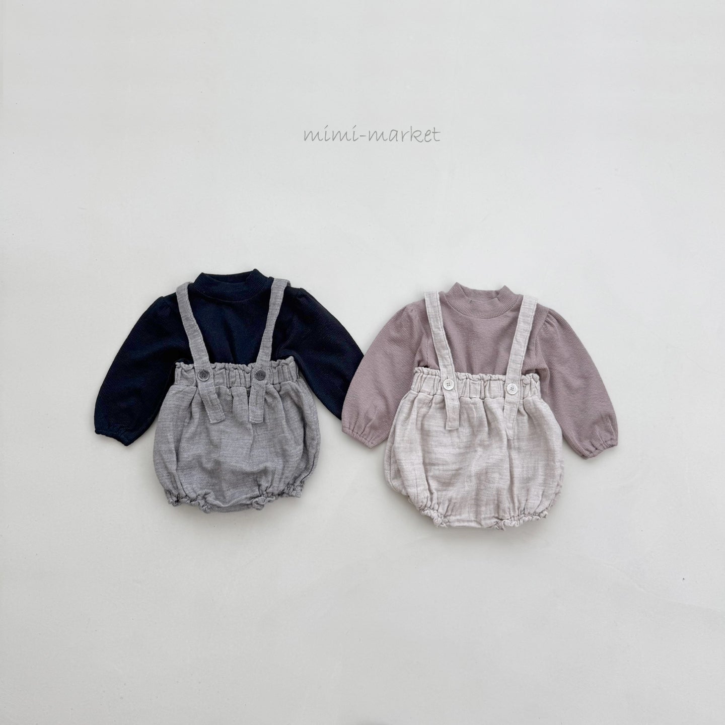 ［mimi market］Twill suspender bloomers