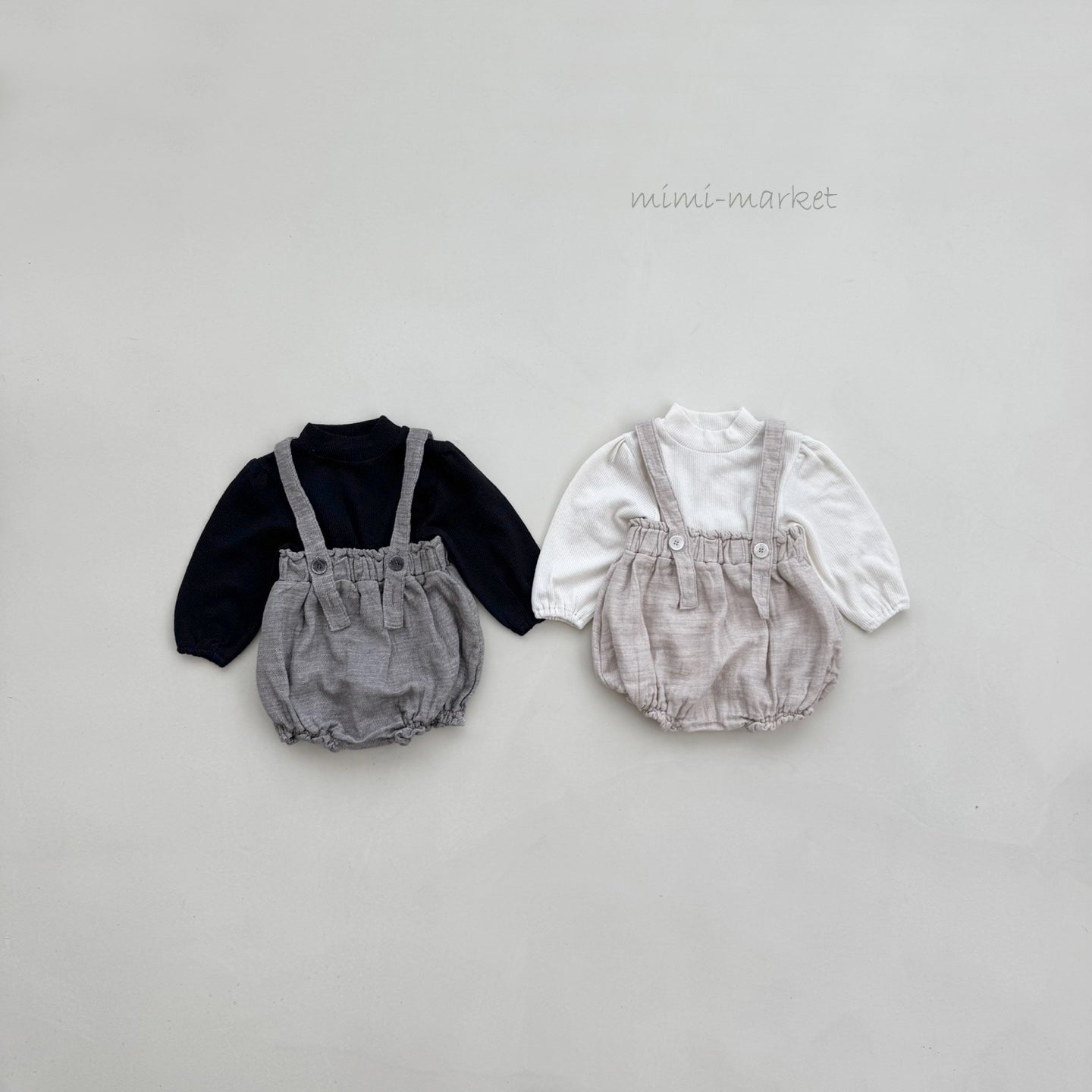 ［mimi market］Twill suspender bloomers
