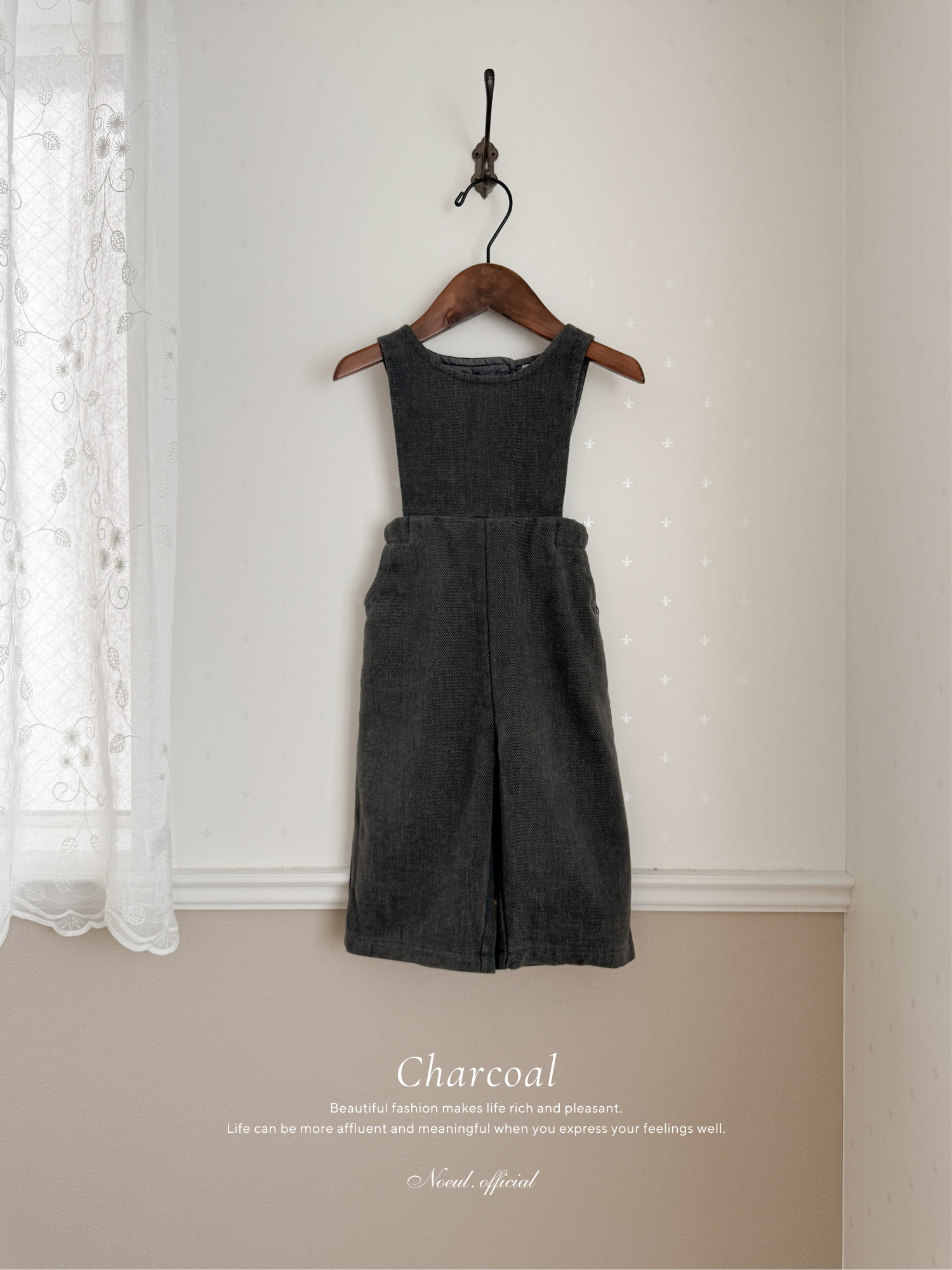 Peach washing overall