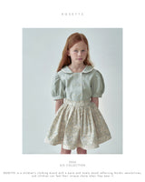 ［ROSETTE］Roman flare lace skirt