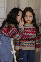 [OREN] Adeline multi wool knit