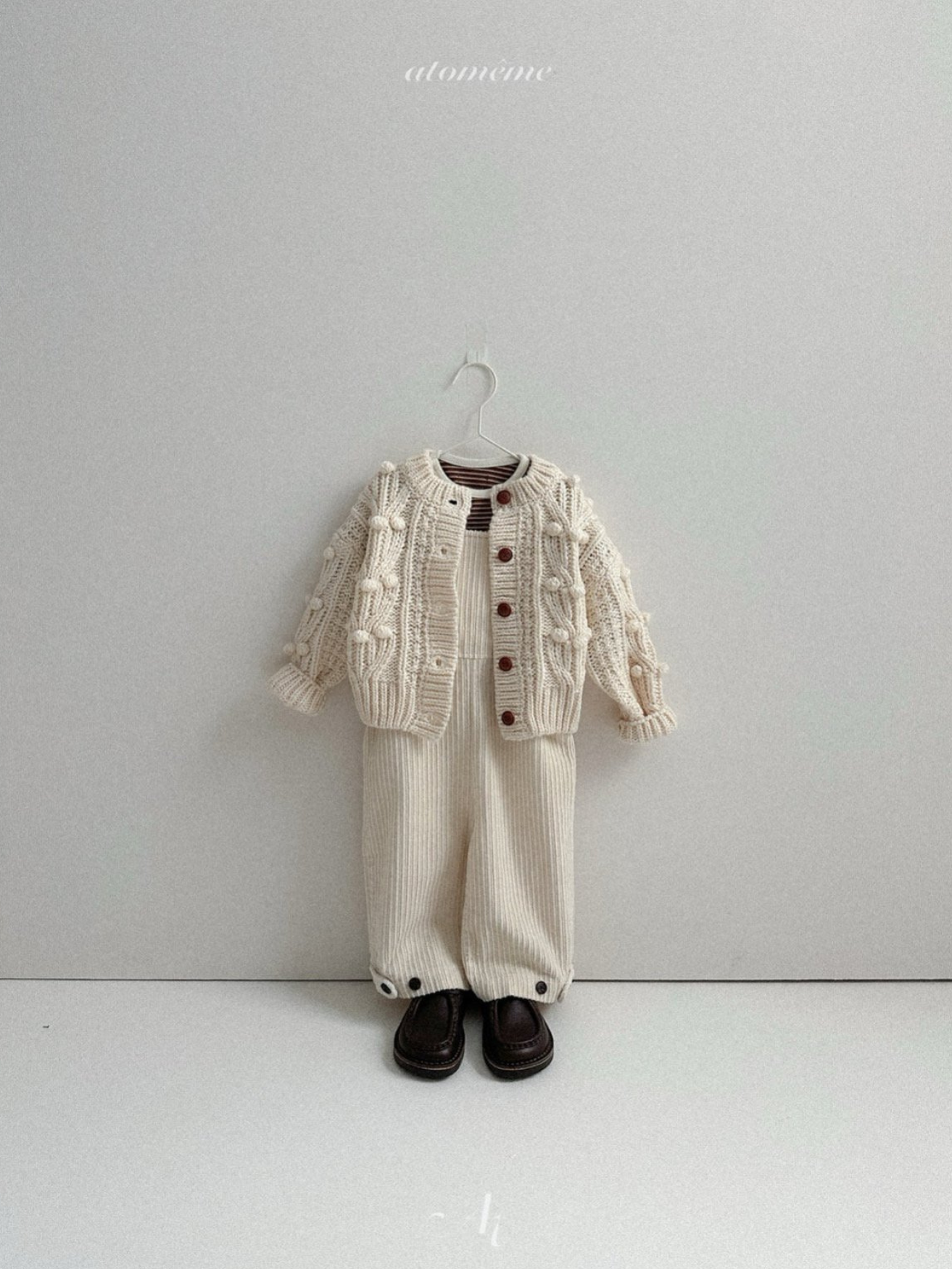 [atomeme] Pompom Cardigan