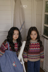 [OREN] Adeline multi wool knit