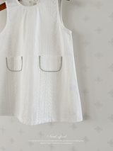 Lace pocket one-piece