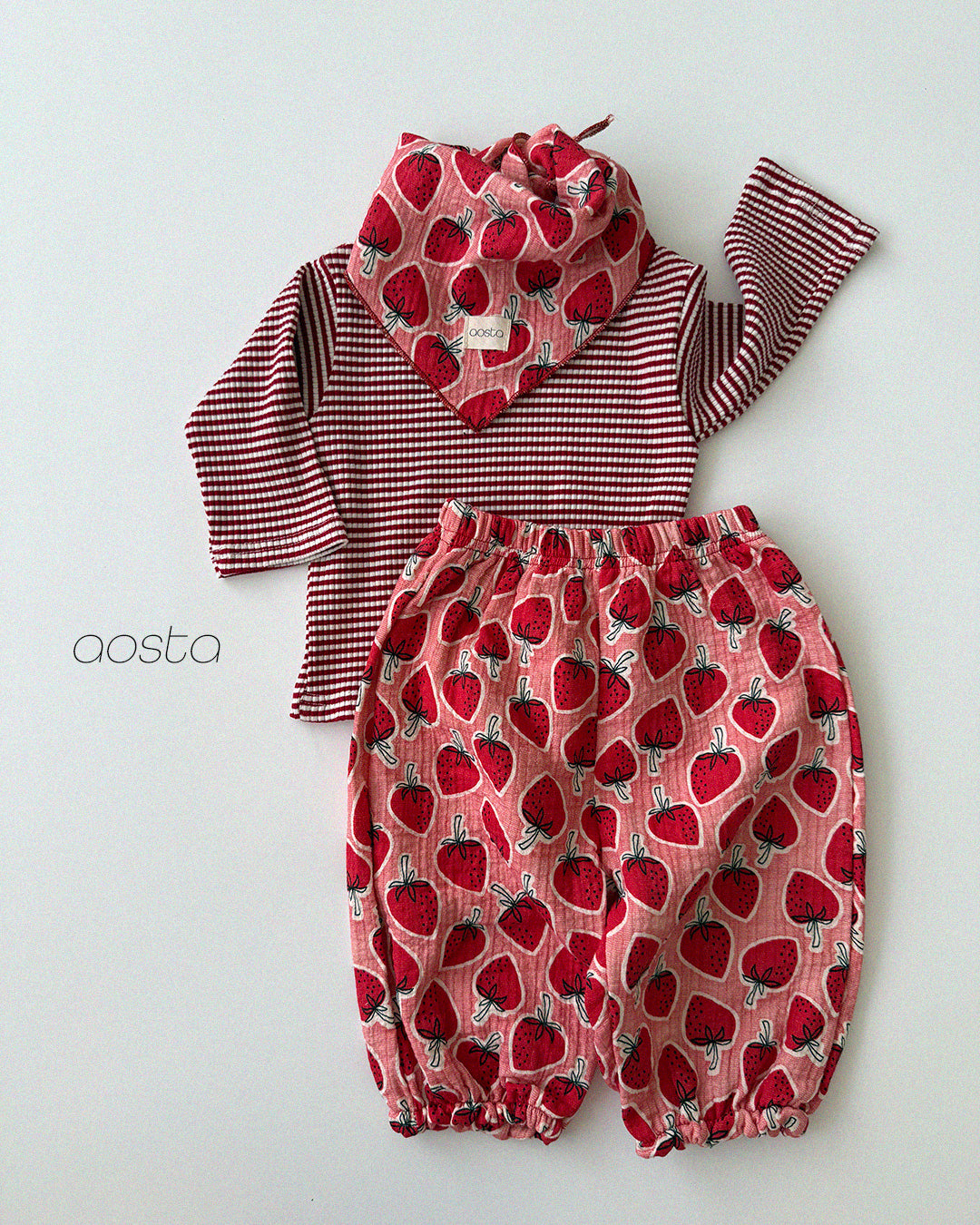 ［Aosta］Strawberry Pants