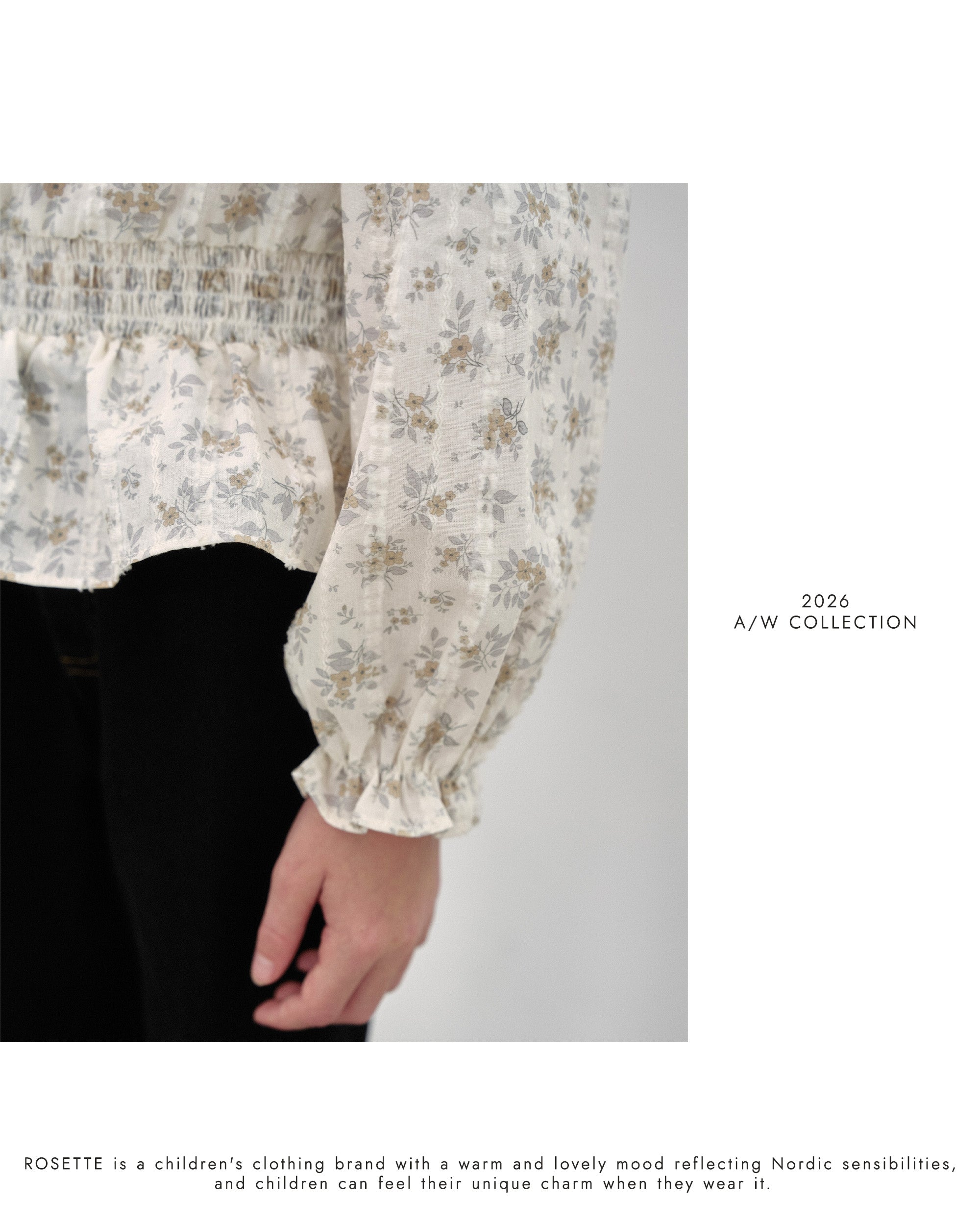 ［ROSETTE］La mer blouse