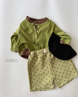 ［Aosta］Butter Button Tee