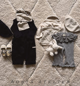 ［Aosta］Kiki Frill Check Pants
