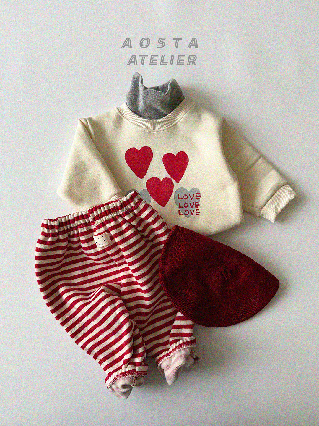 ［Aosta］Fake turtleneck