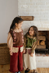 [OREN] Naomi frill corduroy pants
