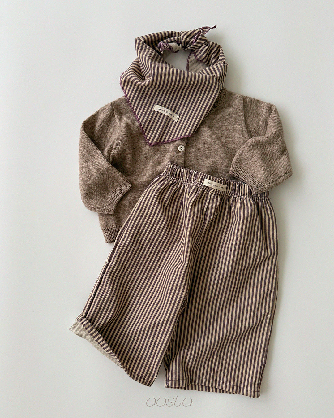 ［Aosta］Louis Stripe Pants
