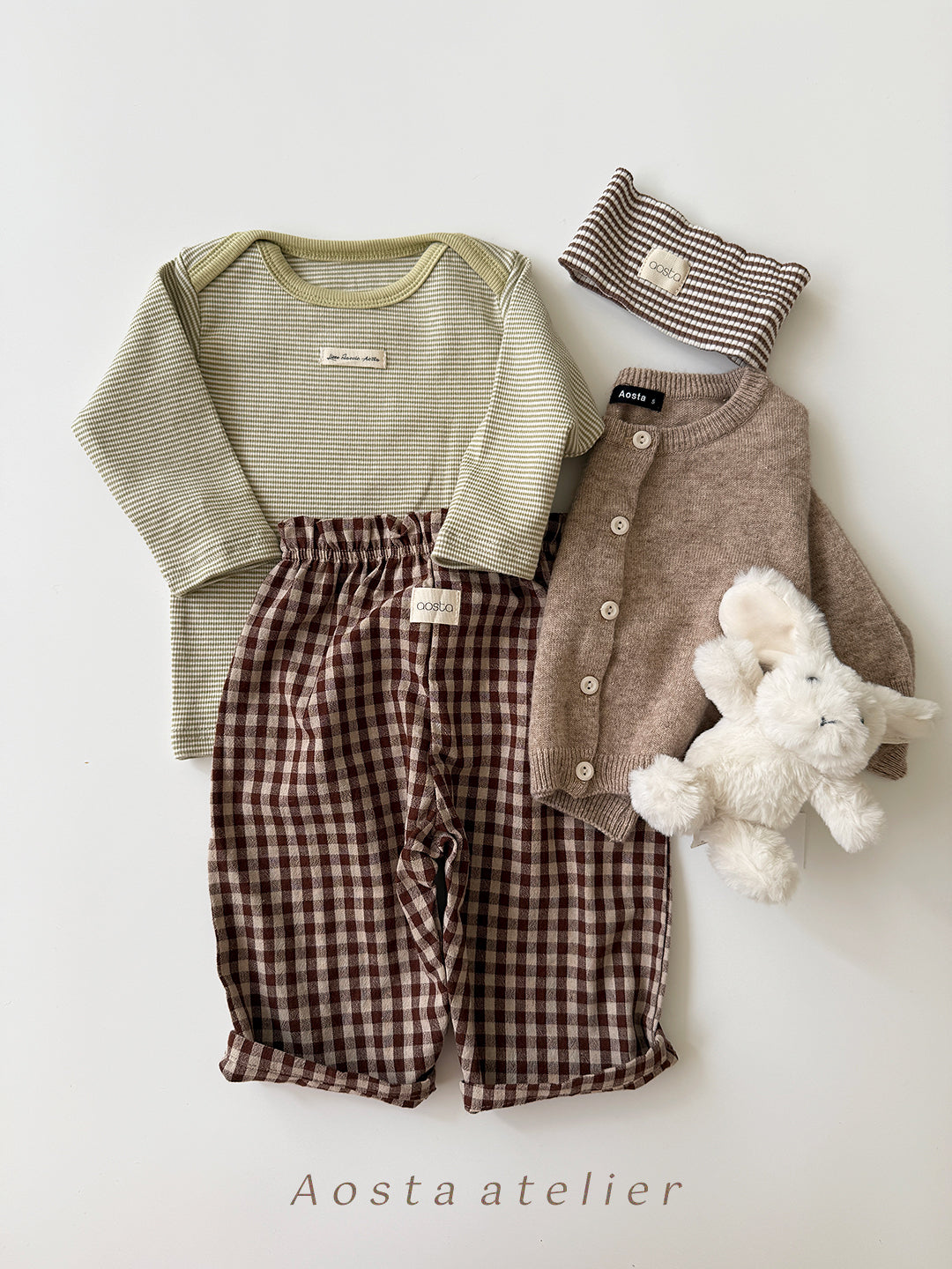 ［Aosta］Knit Cashmere Cardigan
