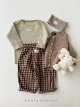 ［Aosta］Knit Cashmere Cardigan