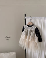 ［Aosta］Lace Jenny Open Vest