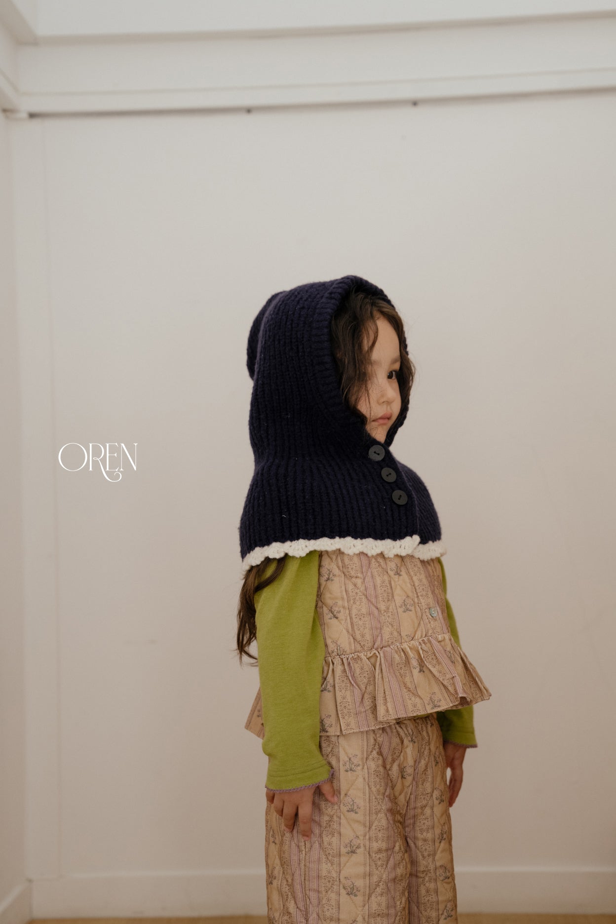 [OREN] Coloralion cape balaclava(kids&adult)