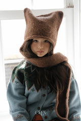 [OREN] Cat muffler beanie
