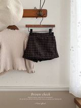 Miel check culotte pants