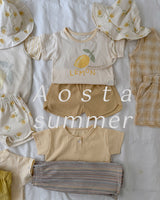 ［Aosta］Heart button tee