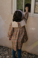 [OREN] Bonjour square collar dress
