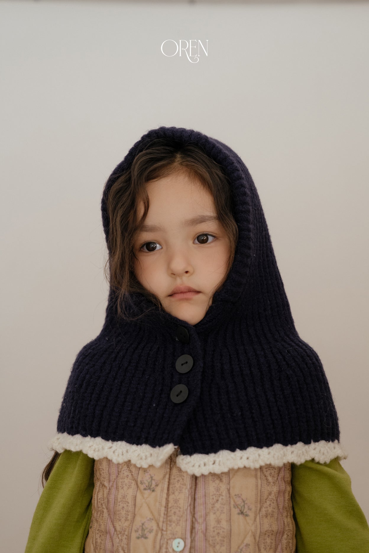 [OREN] Coloralion cape balaclava(kids&adult)