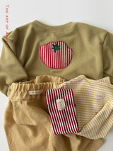 ［Aosta］Cookie Stripe Tee