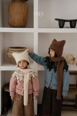 [OREN] Cat muffler beanie