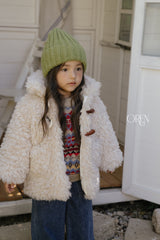 [OREN] Berni toggle fur jacket