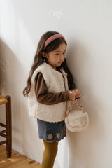 [OREN] Lavender bear vest(2oz)