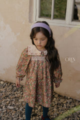 [OREN] Bonjour square collar dress