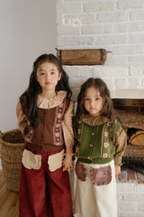 [OREN] Naomi frill corduroy pants