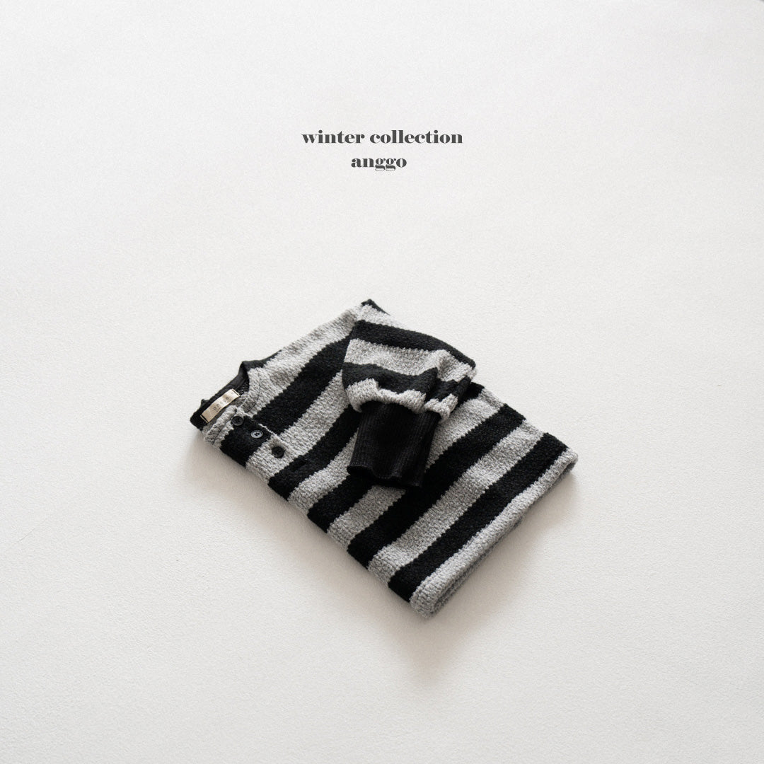 ［anggo］Pretzel stripe tops