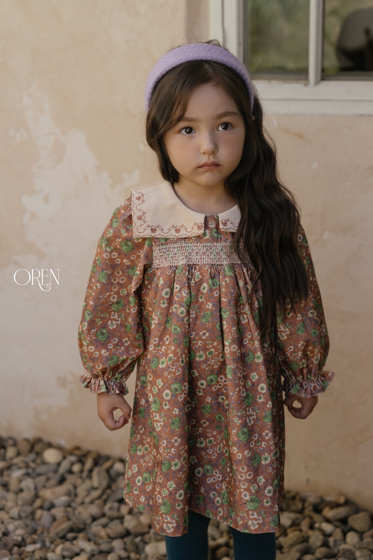 [OREN] Bonjour square collar dress