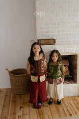 [OREN] Naomi frill corduroy pants