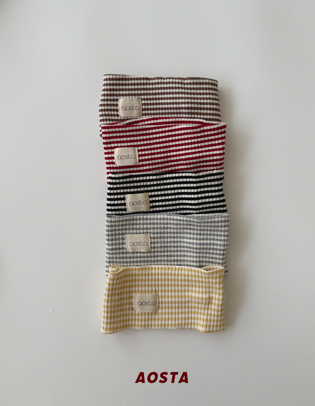 ［Aosta］Cookie Stripe Headband