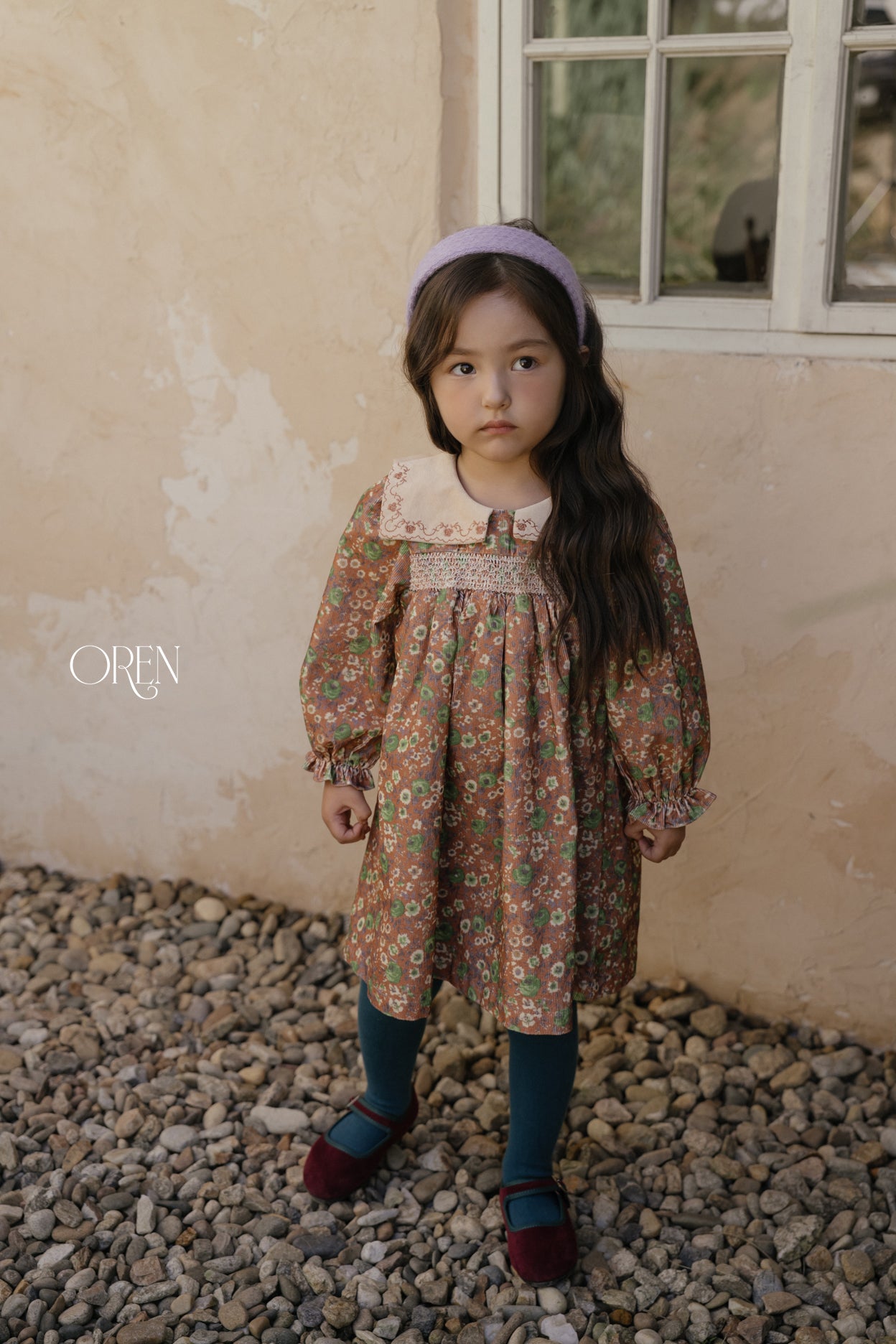 [OREN] Bonjour square collar dress