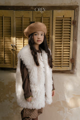 [OREN] Shirley sherpa fur vest