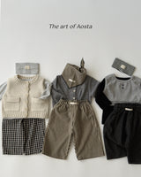 ［Aosta］Knit Cookie Vest