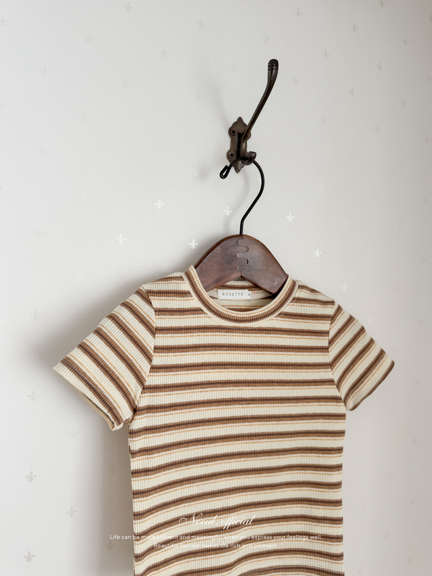 Stripe span tee