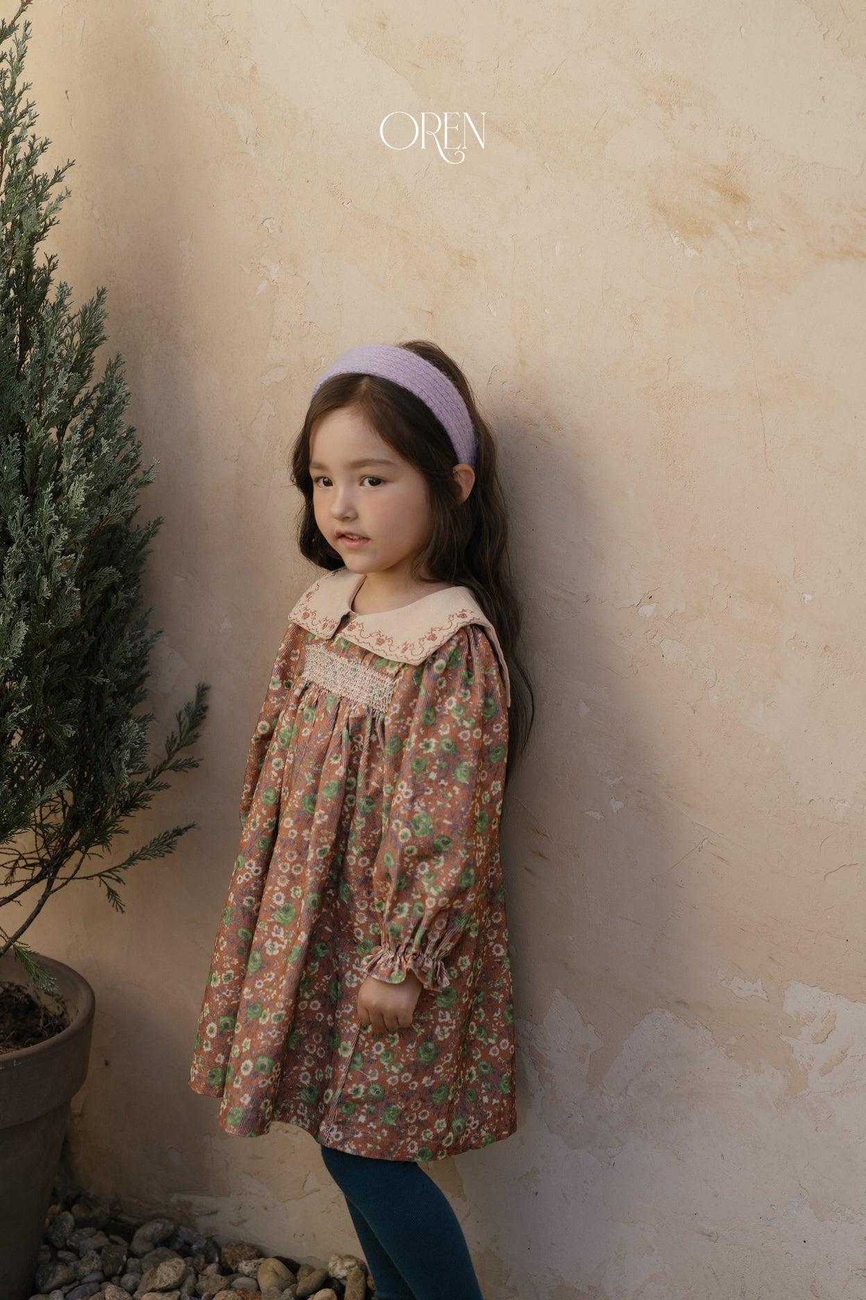 [OREN] Bonjour square collar dress