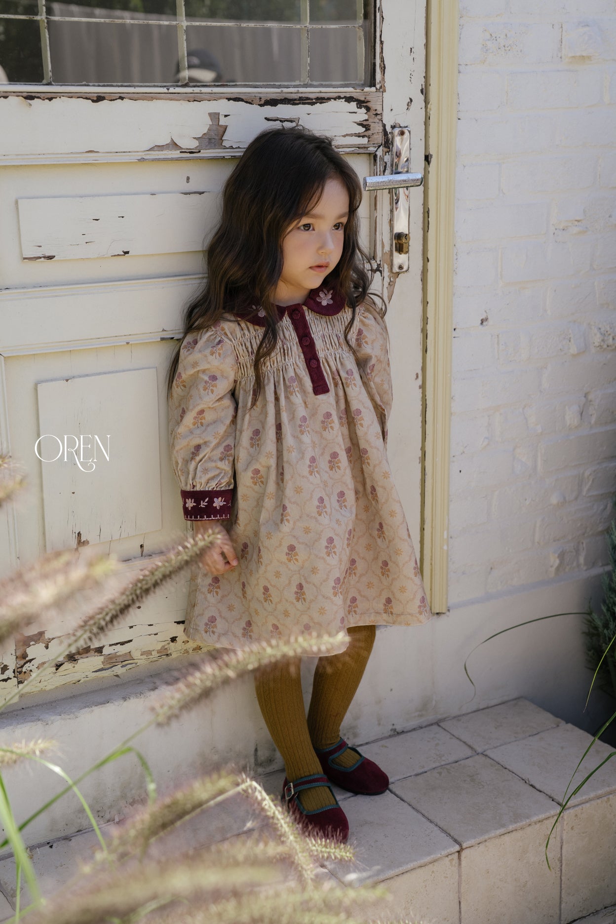 [OREN] Camila contrast dress