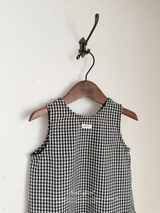 Muse check sleeveless blouse