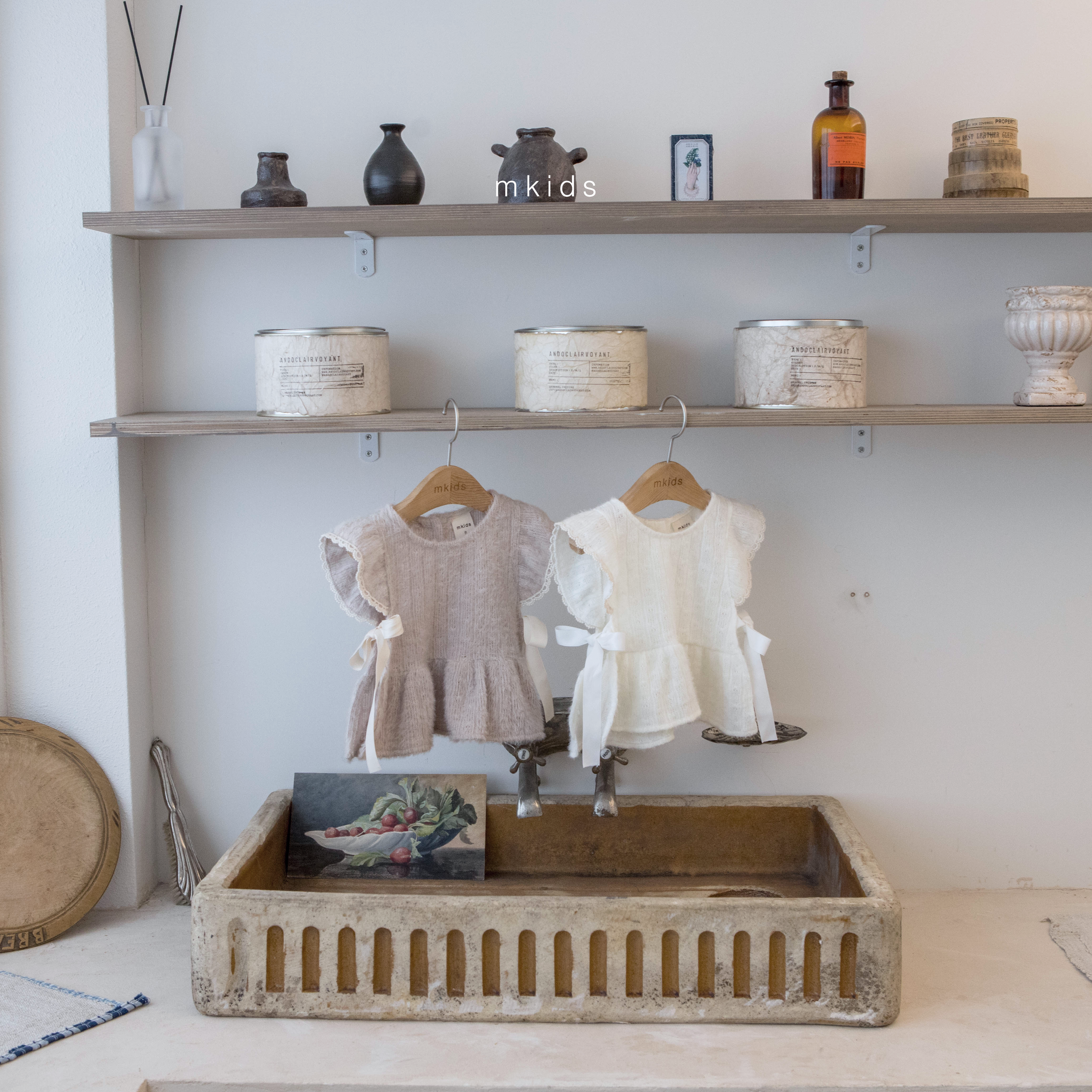 ［mkids］Soft knit bustier