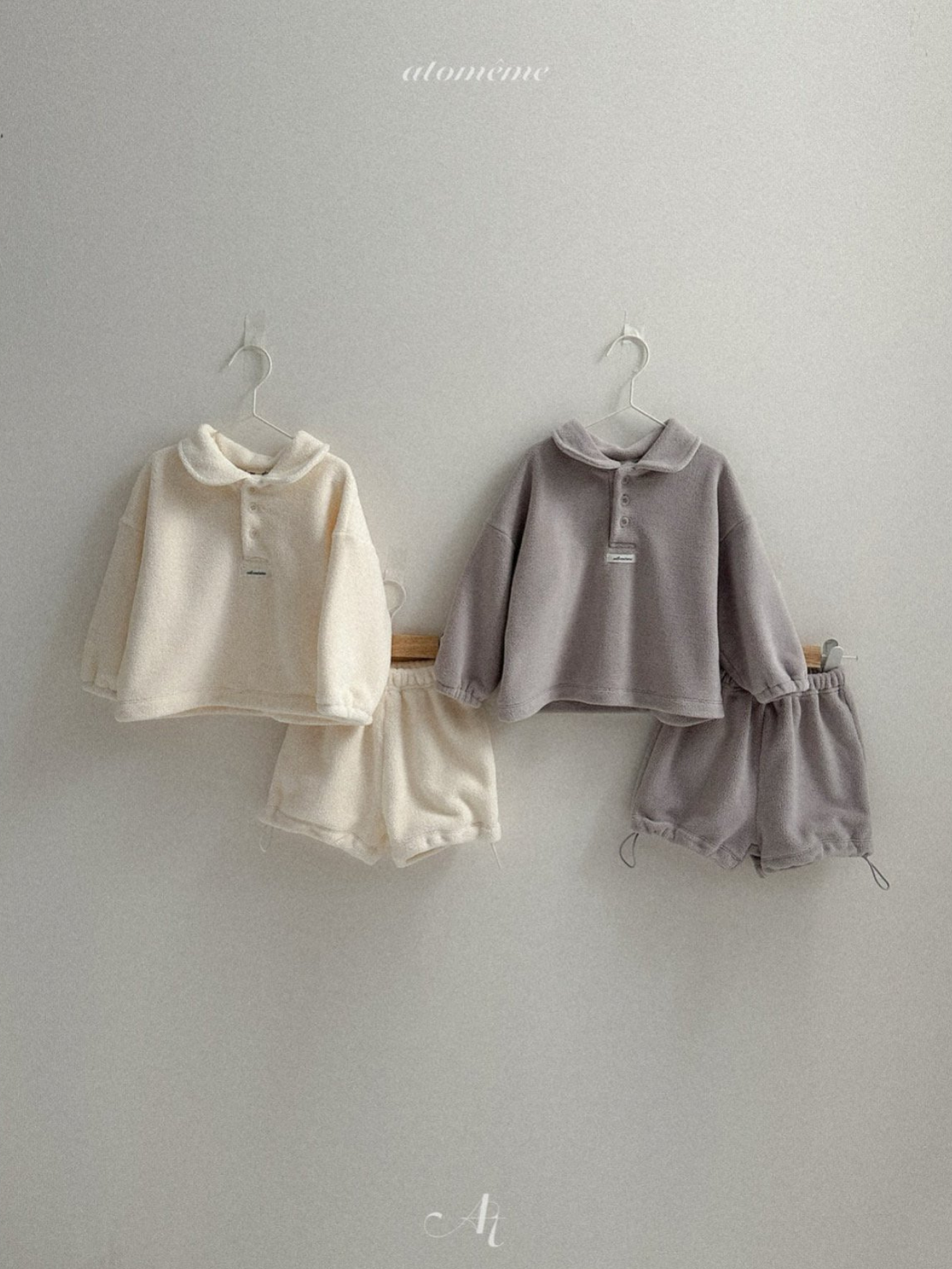 [atomeme] Snow Collar Tops