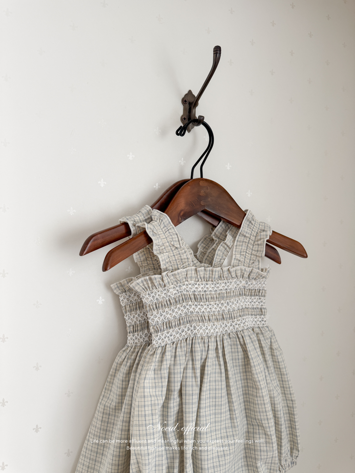Lilly smock rompers