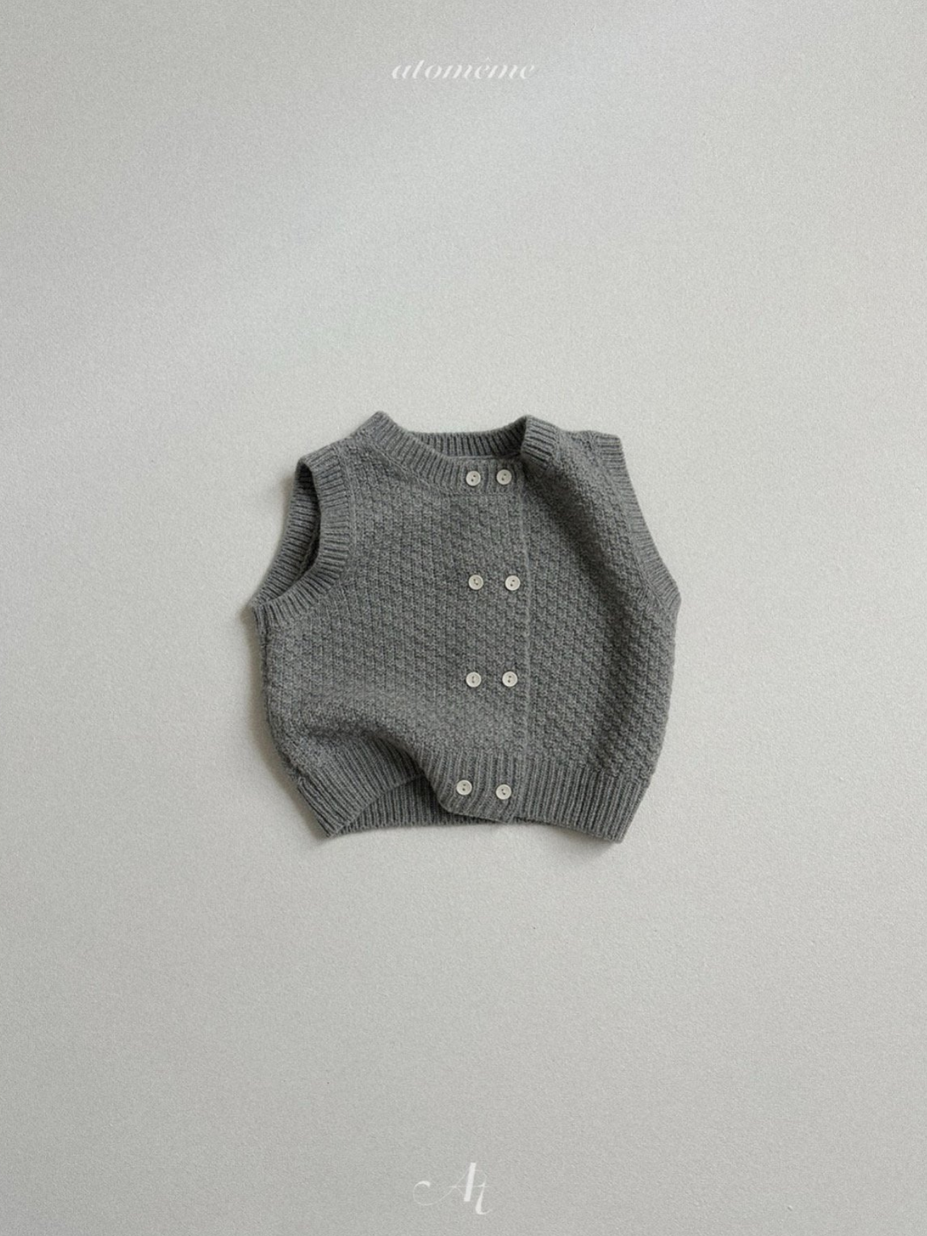 [atomeme] Bollok Knit Vest