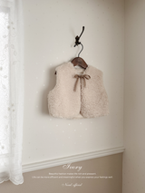 Betty fur ribbon vest