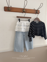 Signature denim pants