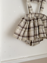 Miserable check bloomer skirt