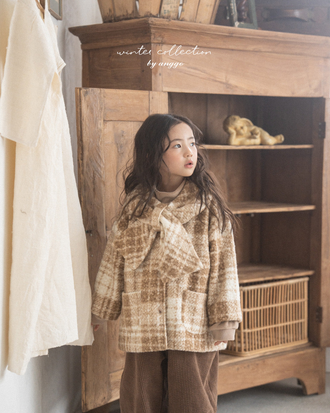 ［anggo］Financier check jacket
